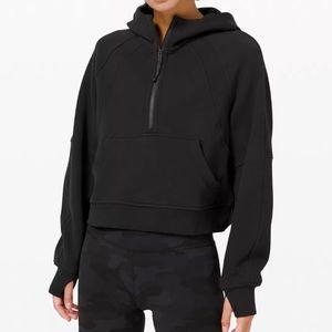 Scuba Oversized Half-Zip Hoodie
